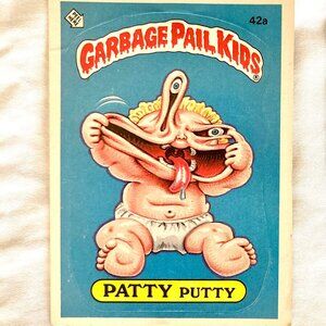 Garbage Pail Kids Card 1985 Topps 42A Patty Putty